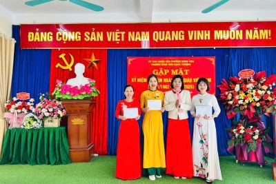 TRƯỜNG MẦM NON BẠCH THƯỢNG TỔ CHỨC KỶ NIỆM 43 NĂM NGÀY NHÀ GIÁO VIỆT NAM 20/11/2025